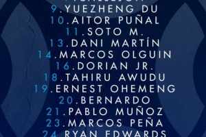 华体会官方网-马贝拉明天凌晨客战塞维利亚竞技 杜月徵入选比赛名单