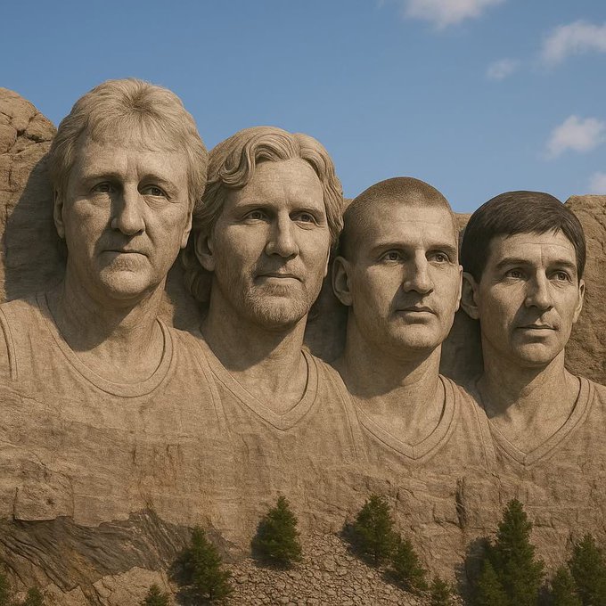 有无争议？美媒列白人总统山：大鸟+司机+约老师+斯托克顿